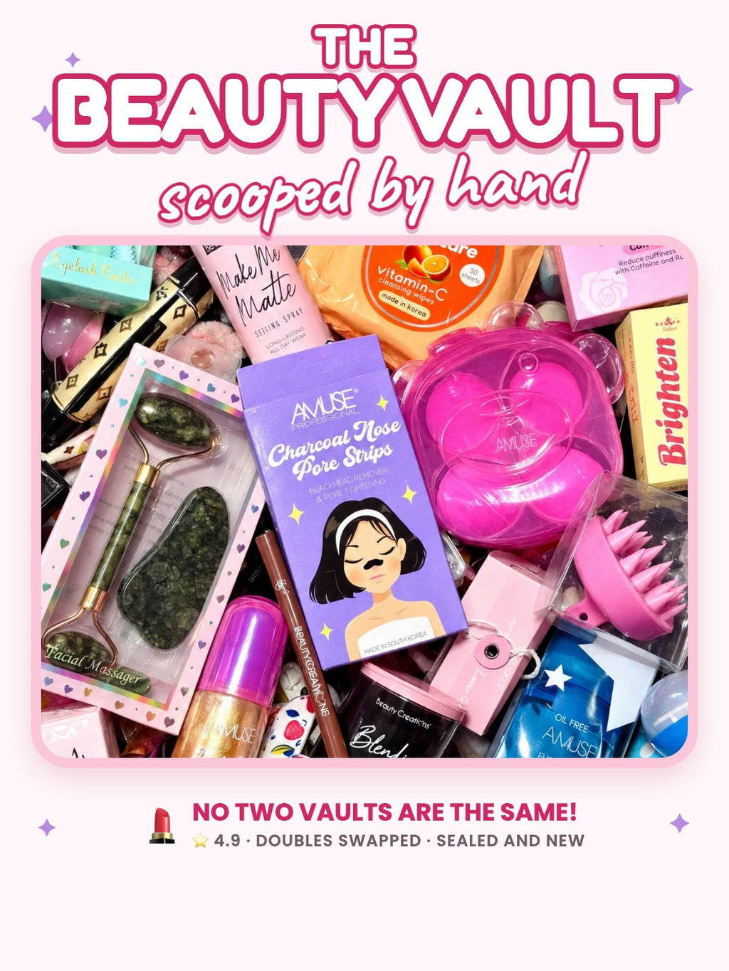 The Beauty Vault, scooped by hand